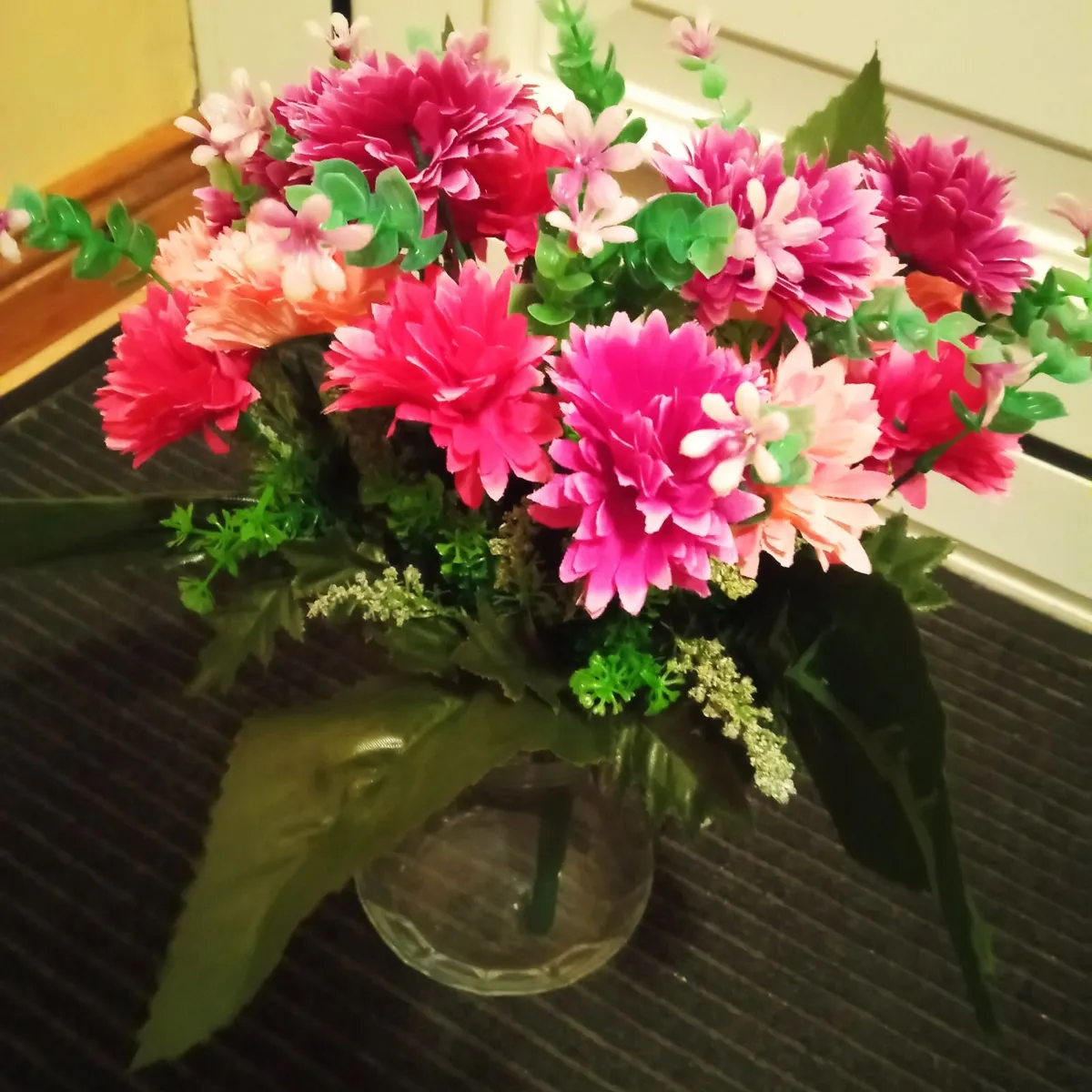 Artificial Flowers & Wreath - Image 1