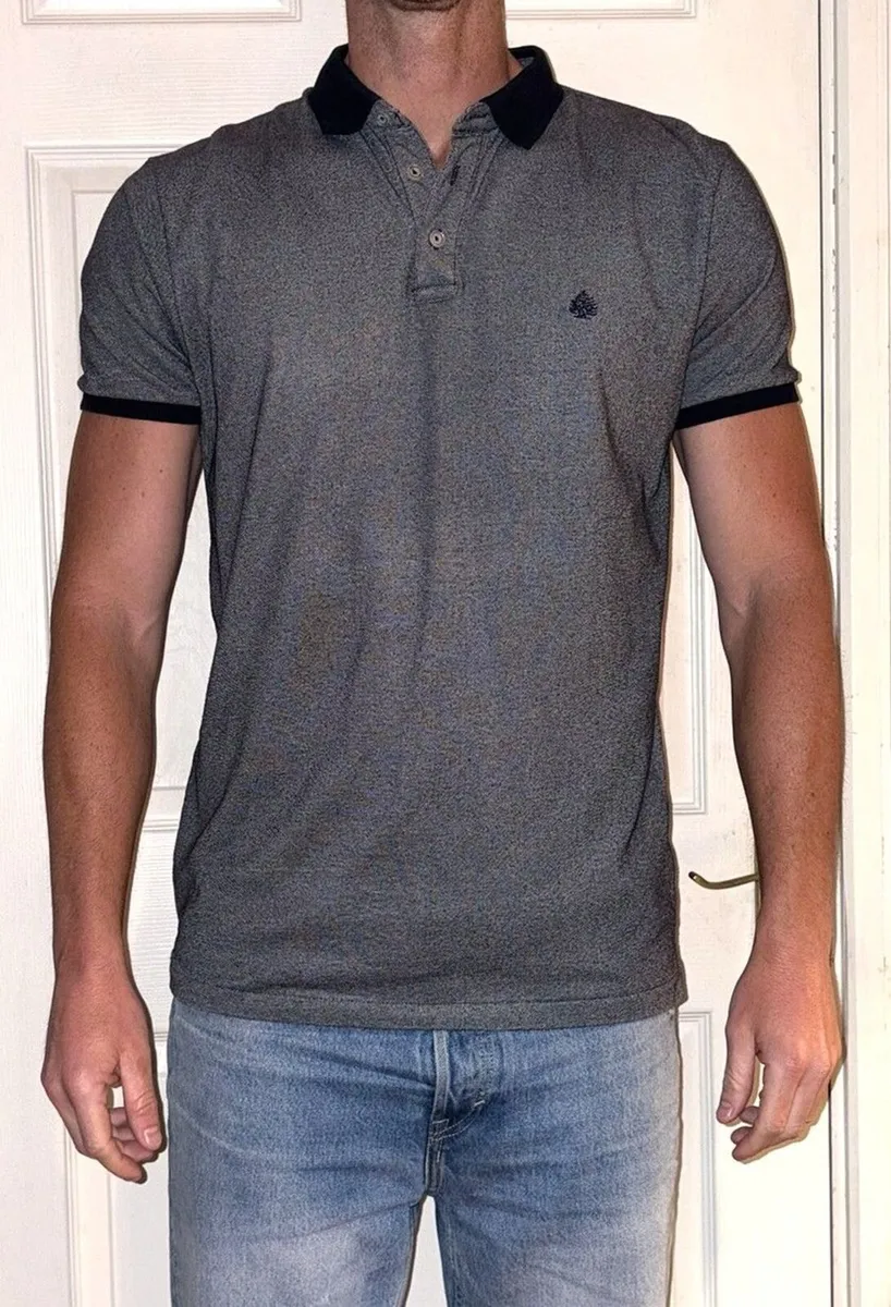 Grey Springfield Polo Shirt - Image 1