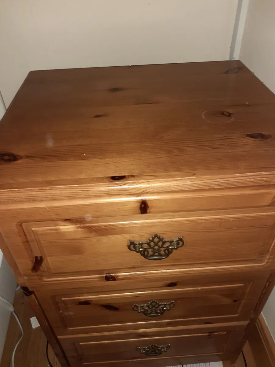 2x large bedside chest table Lockers - Image 4