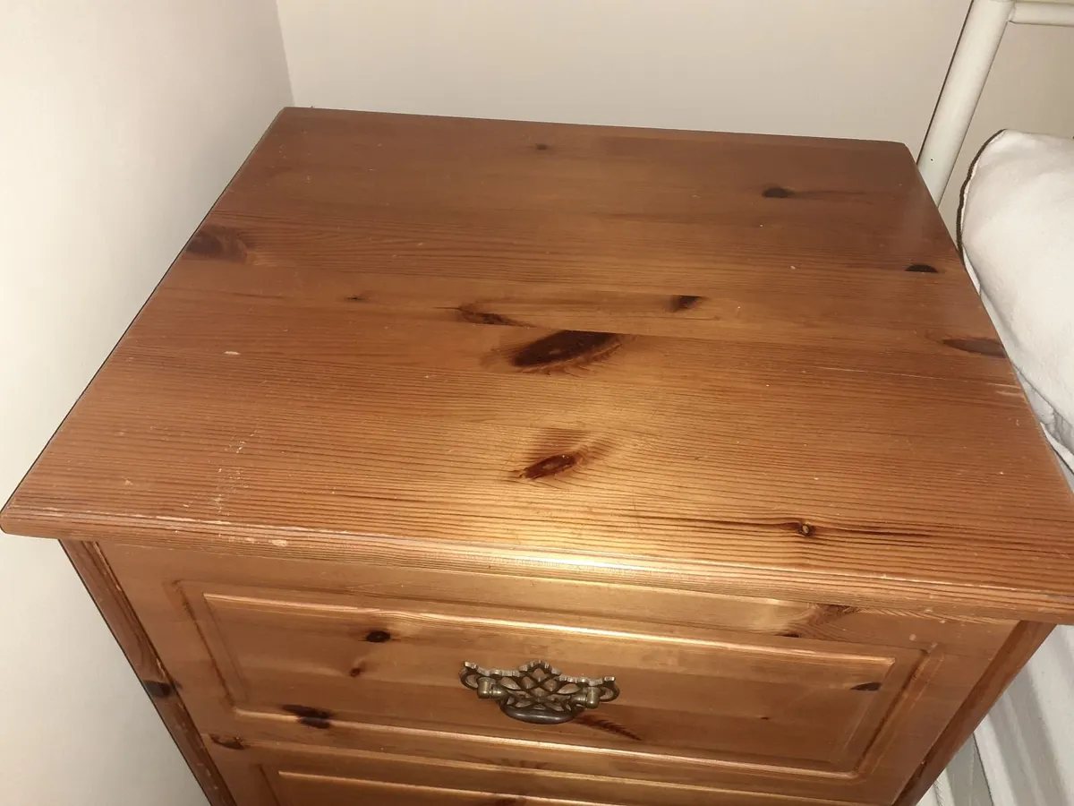 2x large bedside chest table Lockers - Image 3
