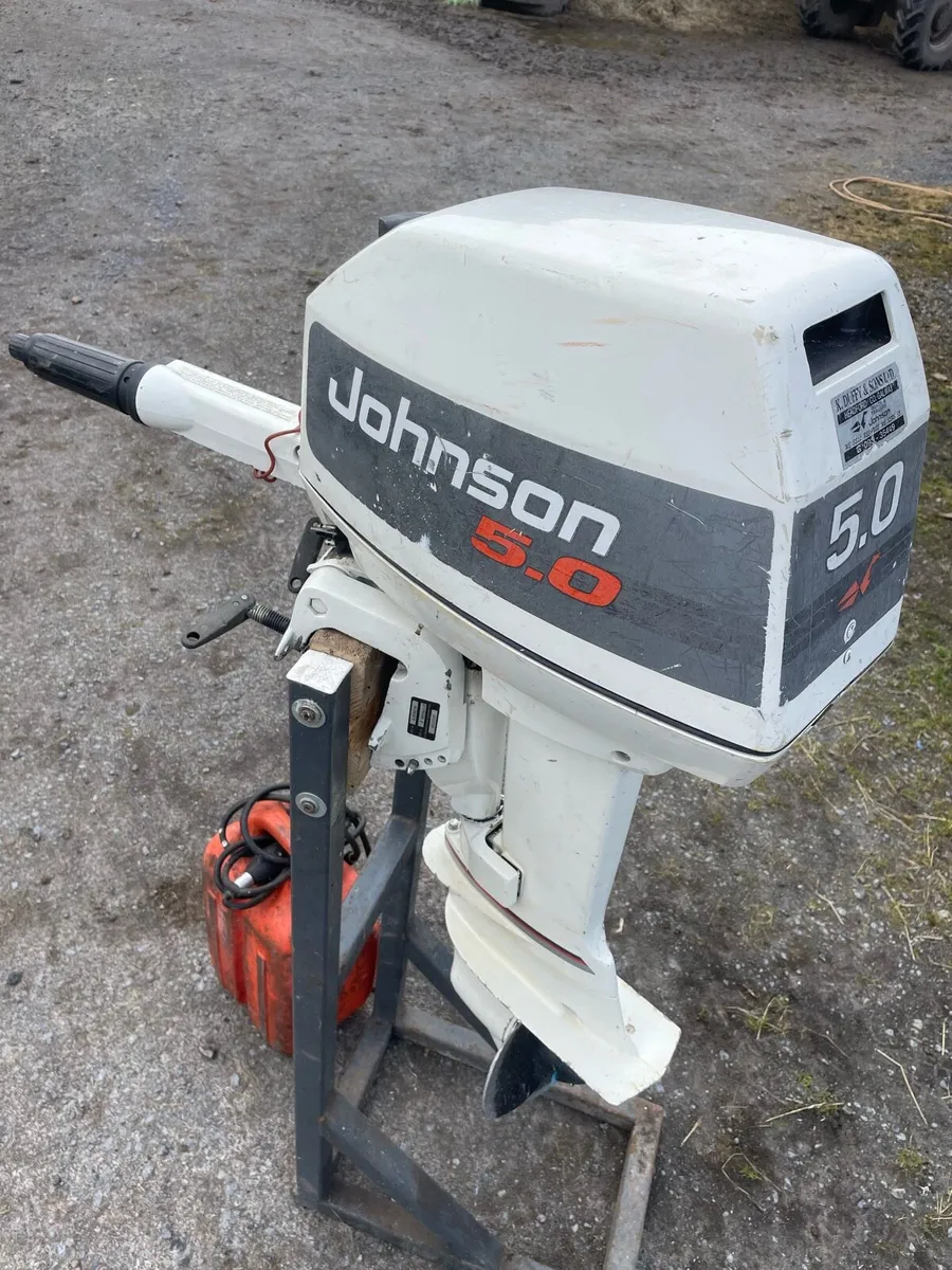 5hp Johnson outboard - Image 1