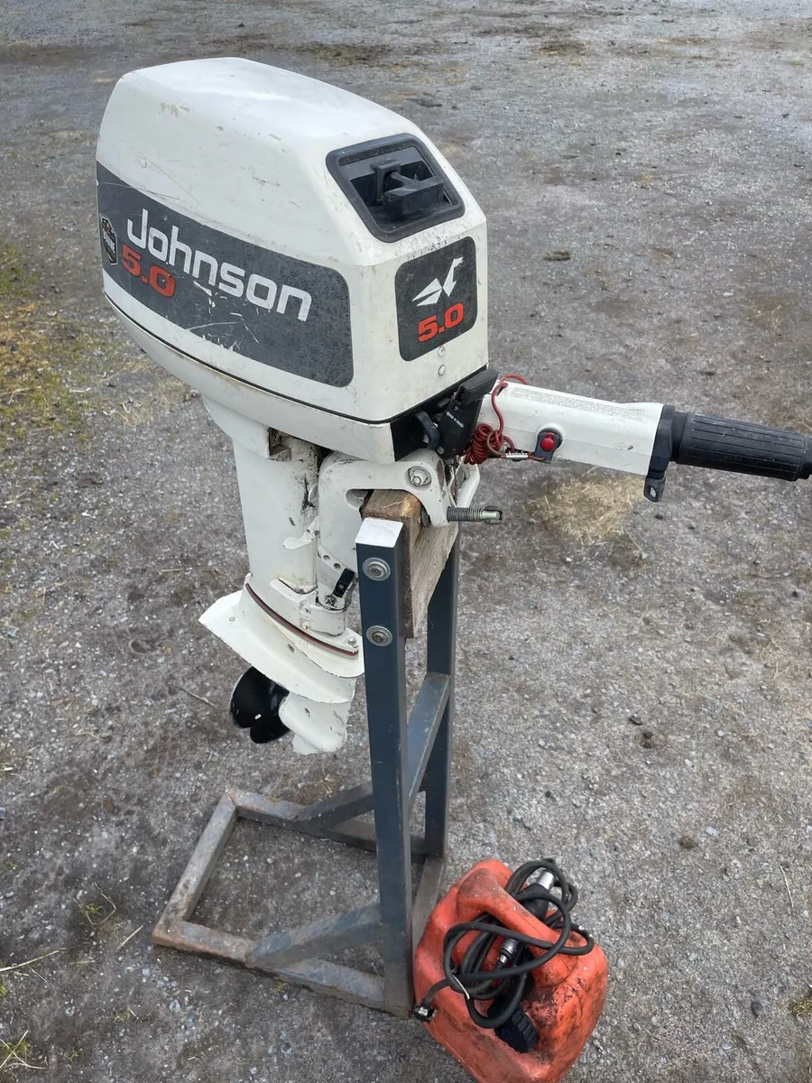 5hp Johnson outboard - Image 2