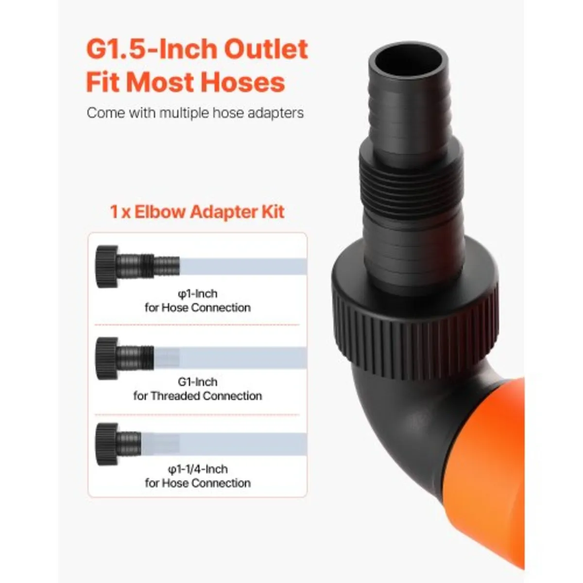 650W Submersible Sump Pump, 15000 L/H, PP-GF20 Sub - Image 4