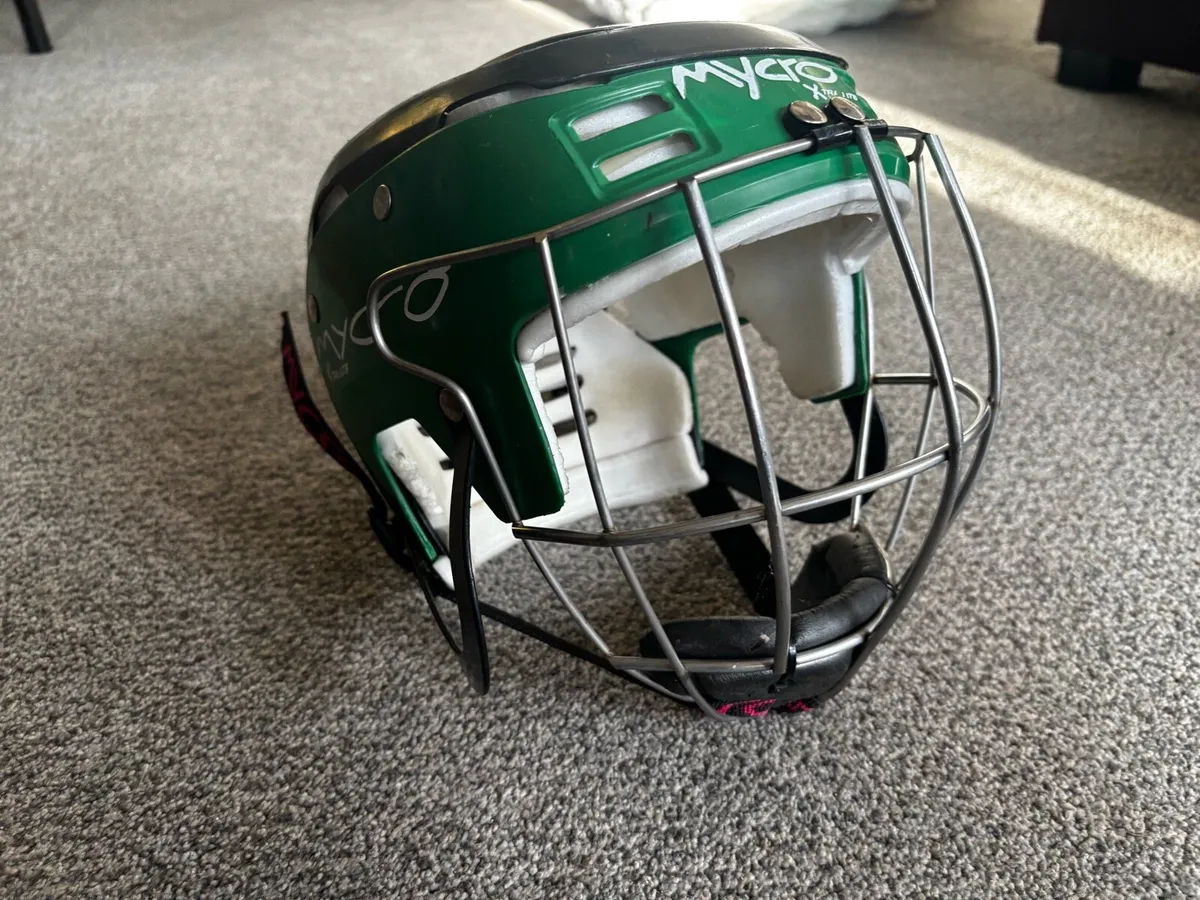 2 Kids mycro Hurling helmets and shinguards - Image 2