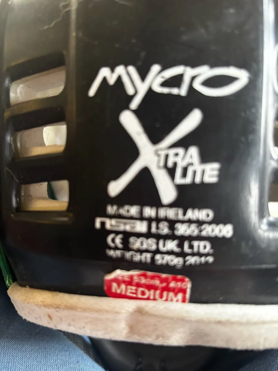 2 Kids mycro Hurling helmets and shinguards - Image 4