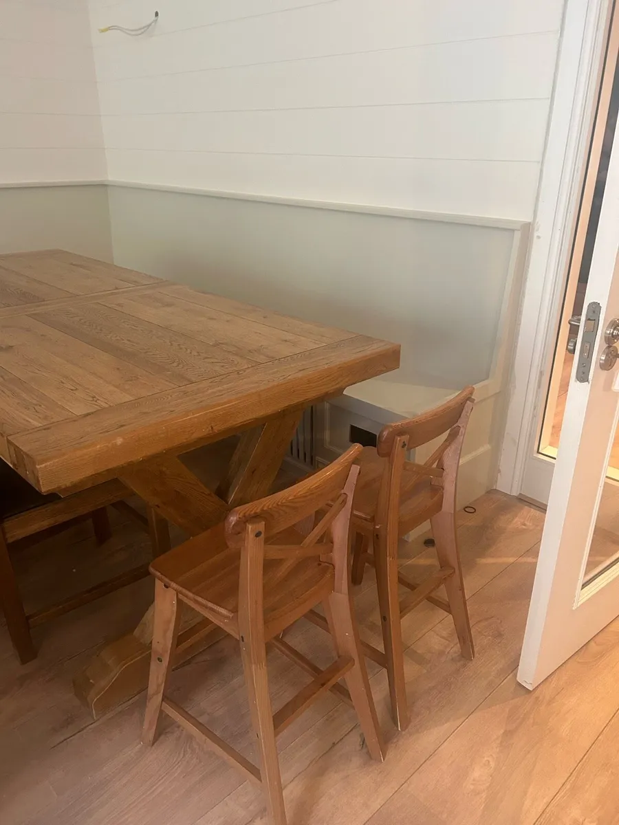 Table & Chairs & Bench - Image 2