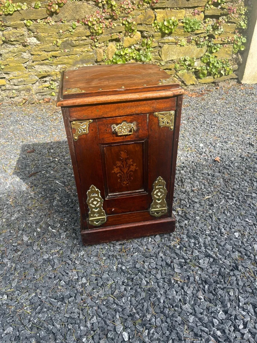 Antique coal scuttle