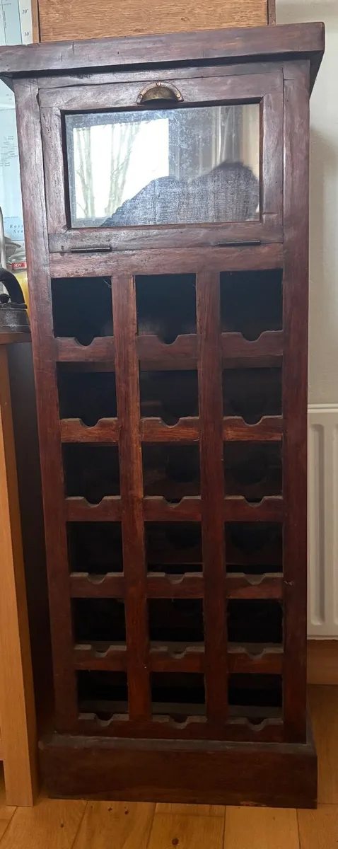 Wooden wine rack