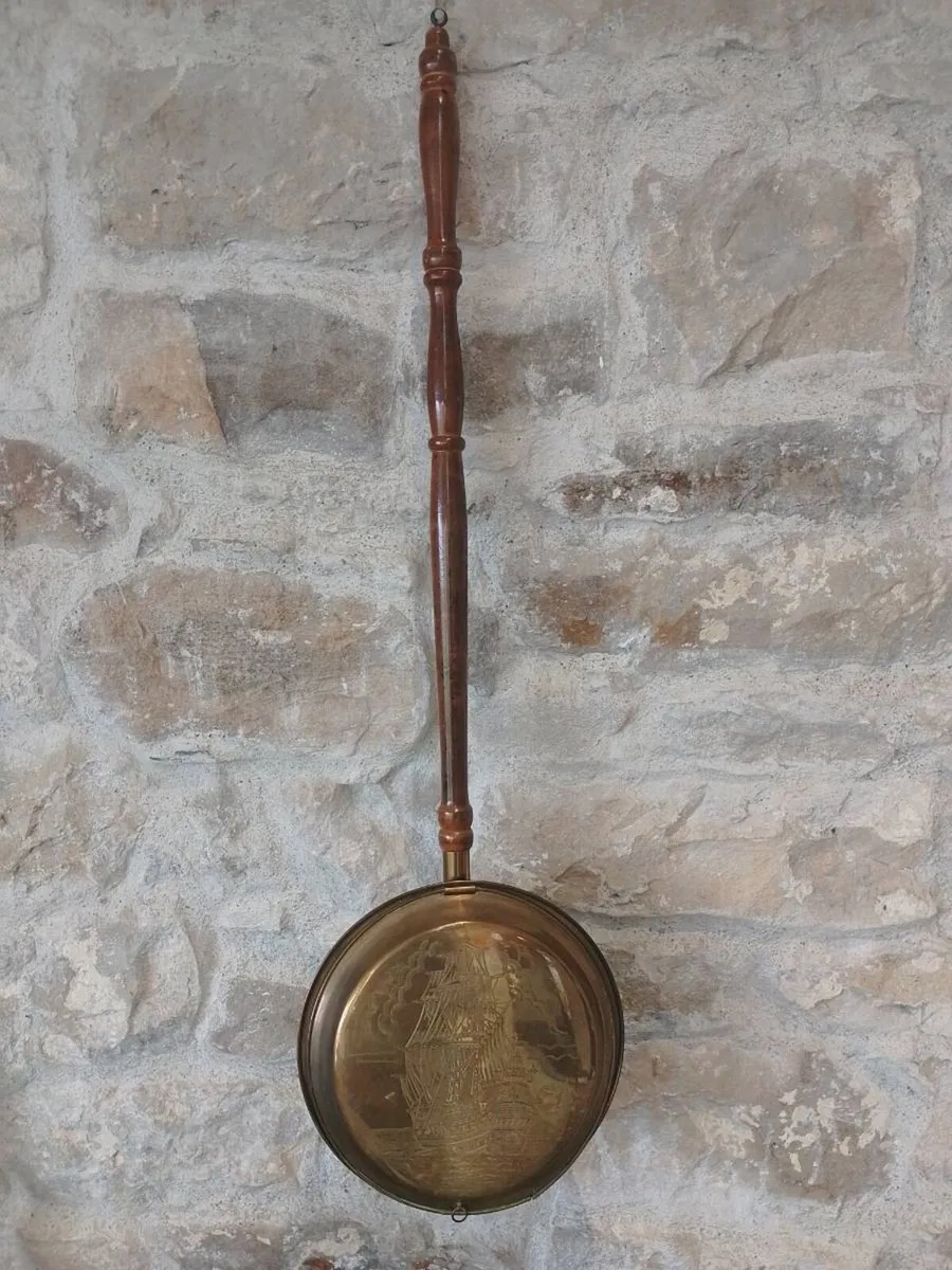 Antique bed warmer pan - Image 2