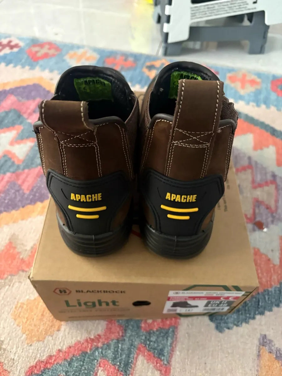 NEW APACHE STEEL WORK BOOT’S - Image 4