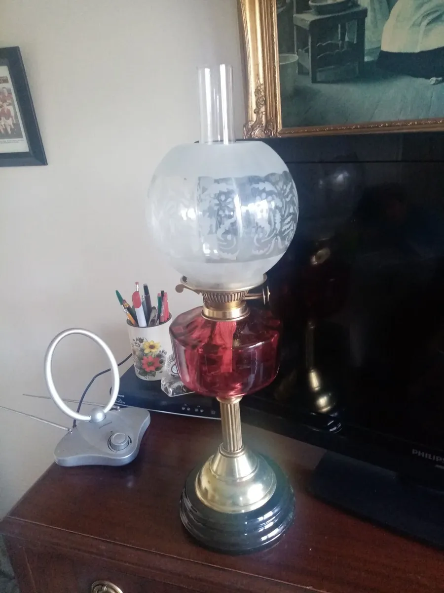 Victorian Oil Lamp - Image 1