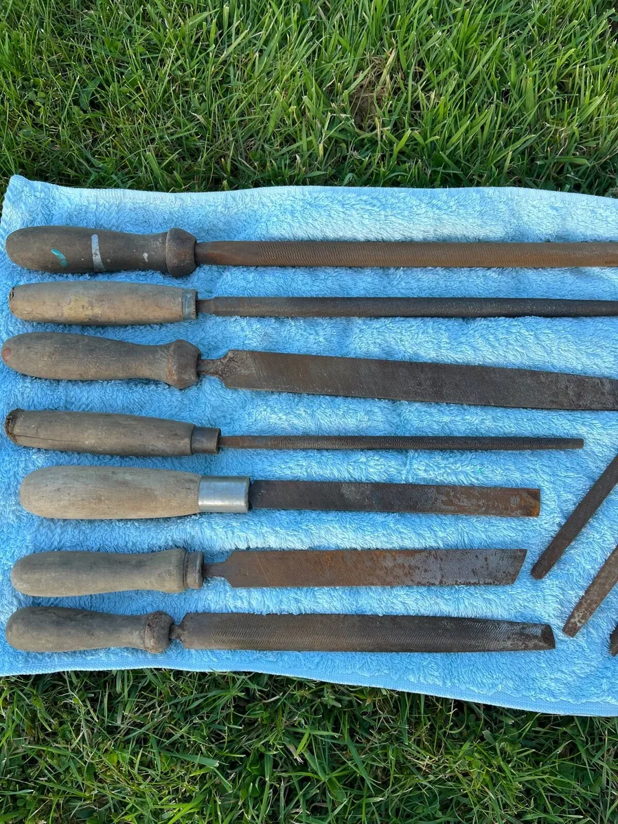 Job lot of vintage chisels/files - Image 2