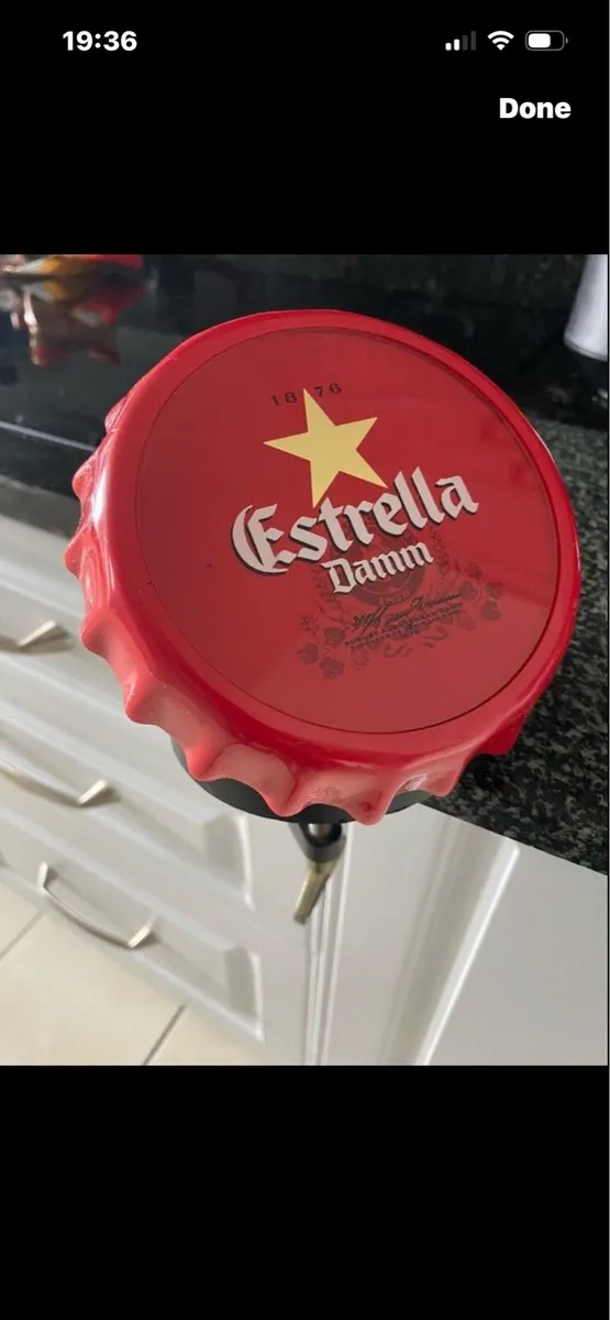 Estrella Beer Bar Display/ Bottle Opener - Image 1