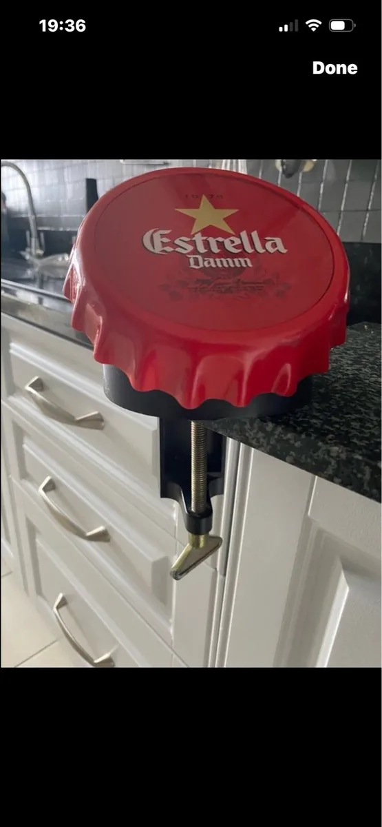 Estrella Beer Bar Display/ Bottle Opener - Image 4