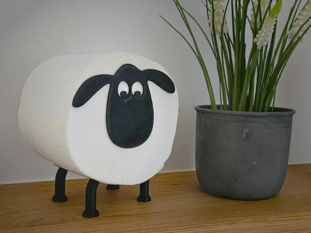Shawn the Sheep Roll Holder - Image 3