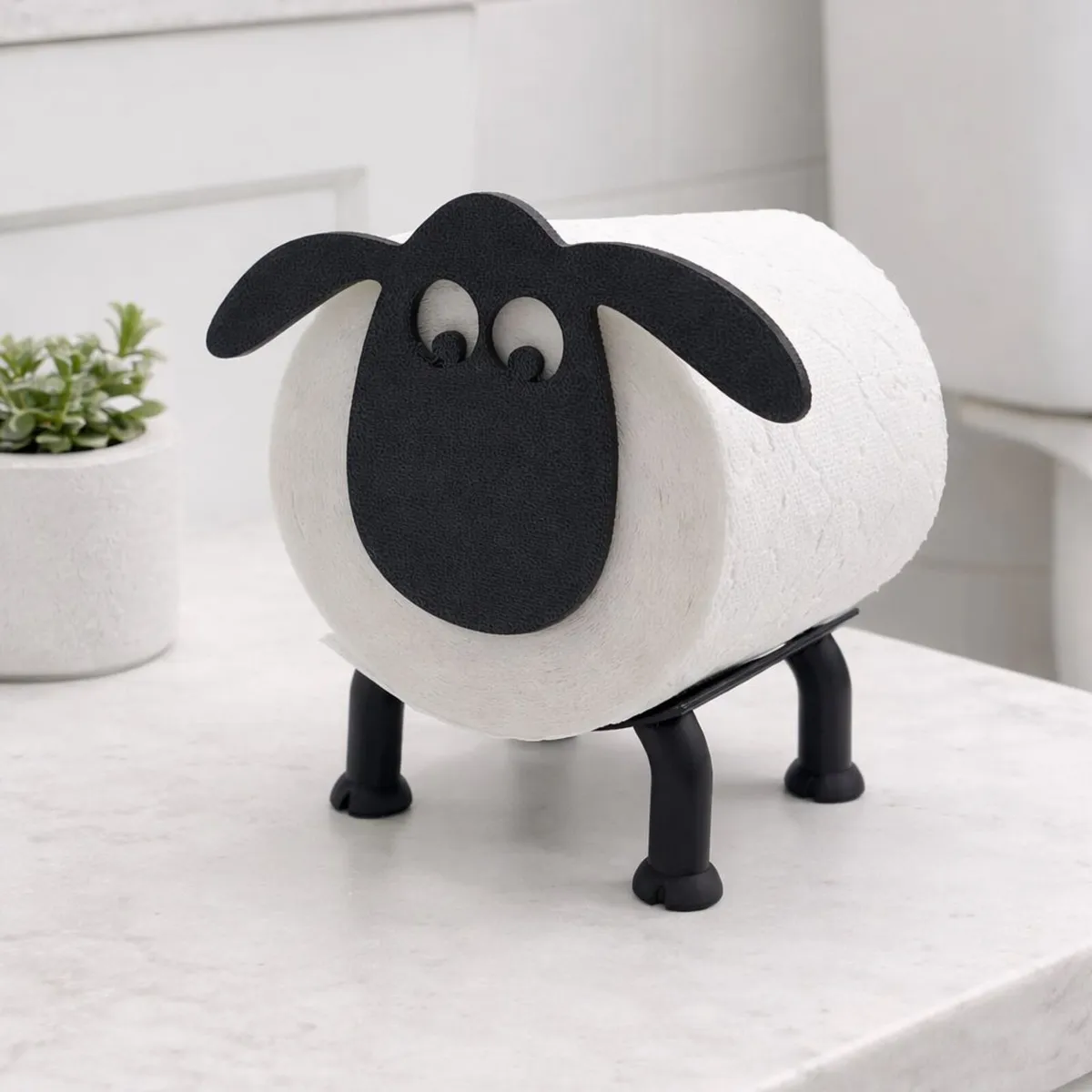 Shawn the Sheep Roll Holder - Image 4