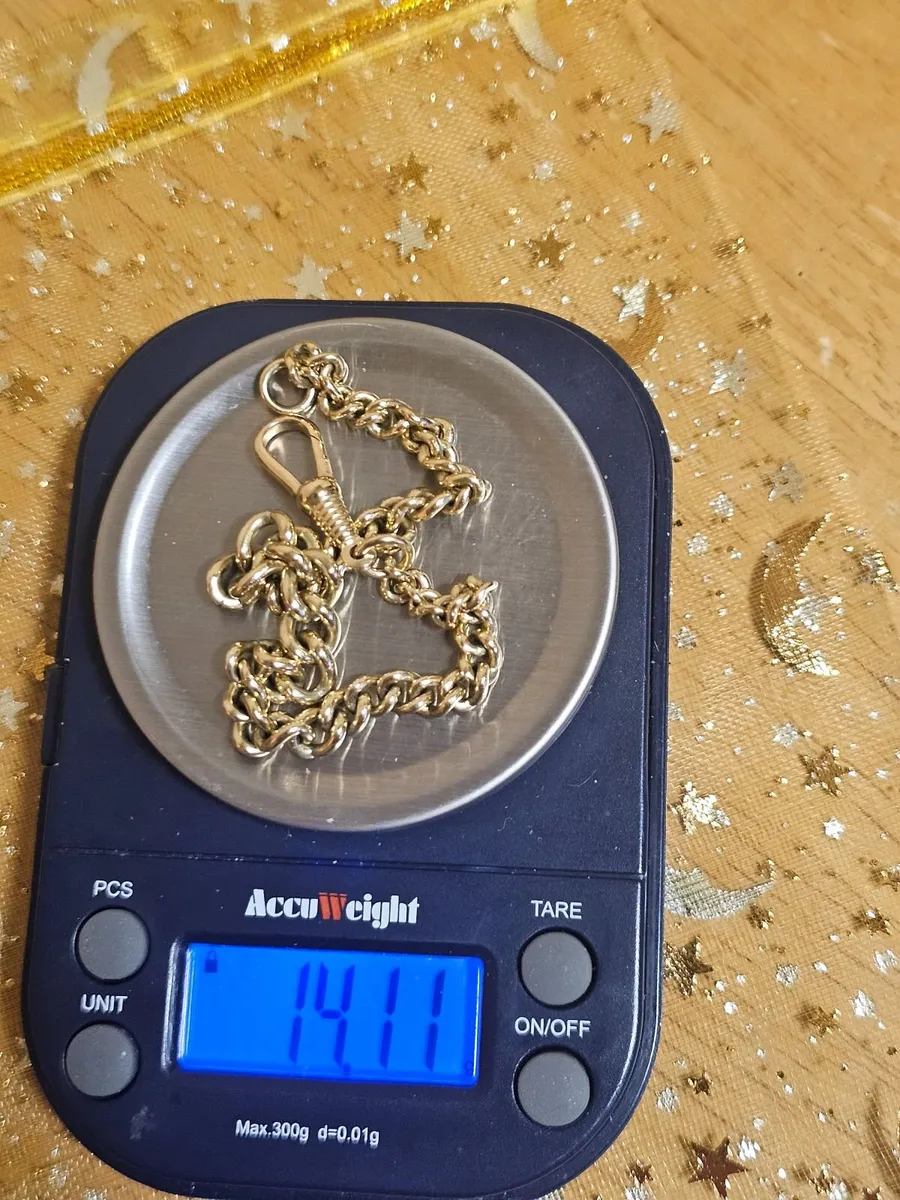 9ct Gold Yellow Gold Bracelet / Fabulous Quality - Image 2