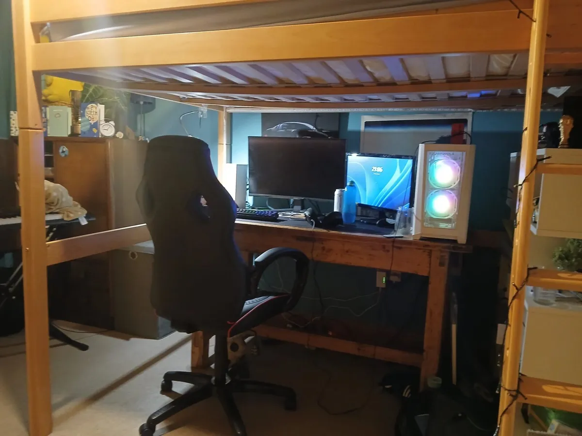 Solid Oak Loft Bed - Image 4