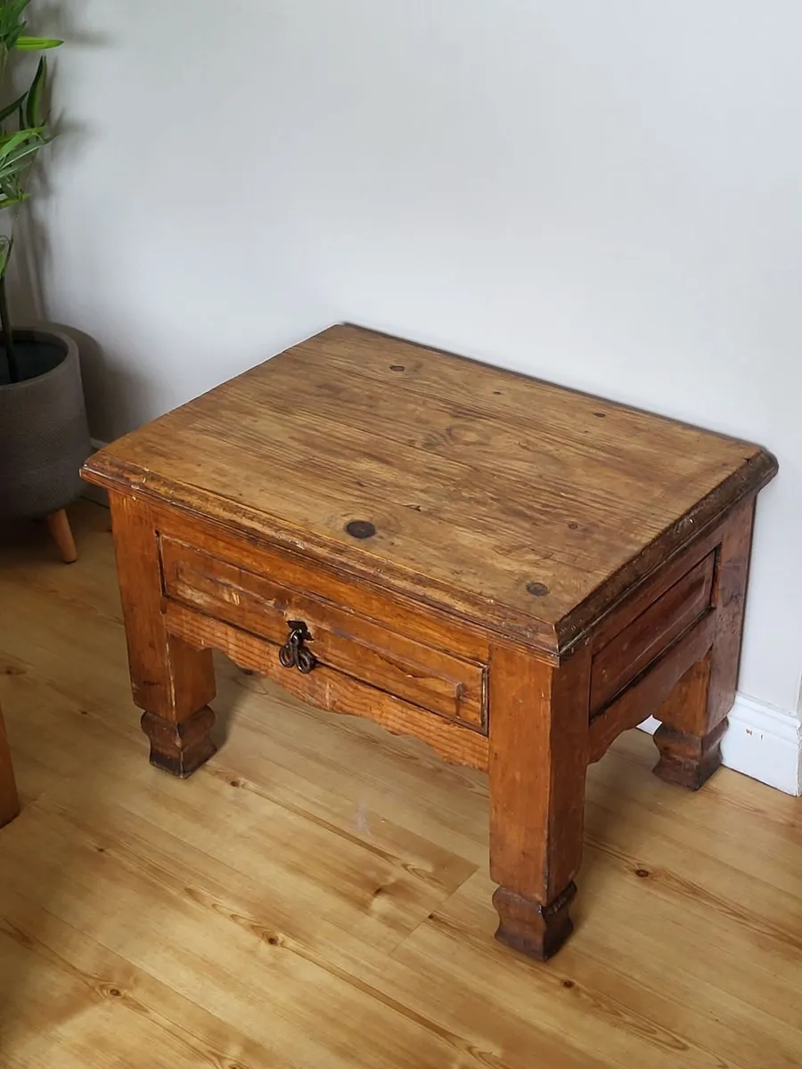 Pine Side Table - Image 1