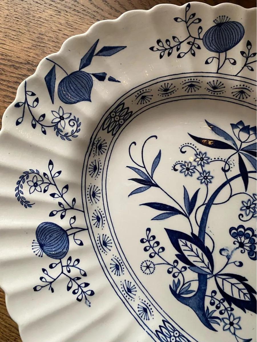 J & G Meakin Blue Nordic England Ironstone Platter - Image 3