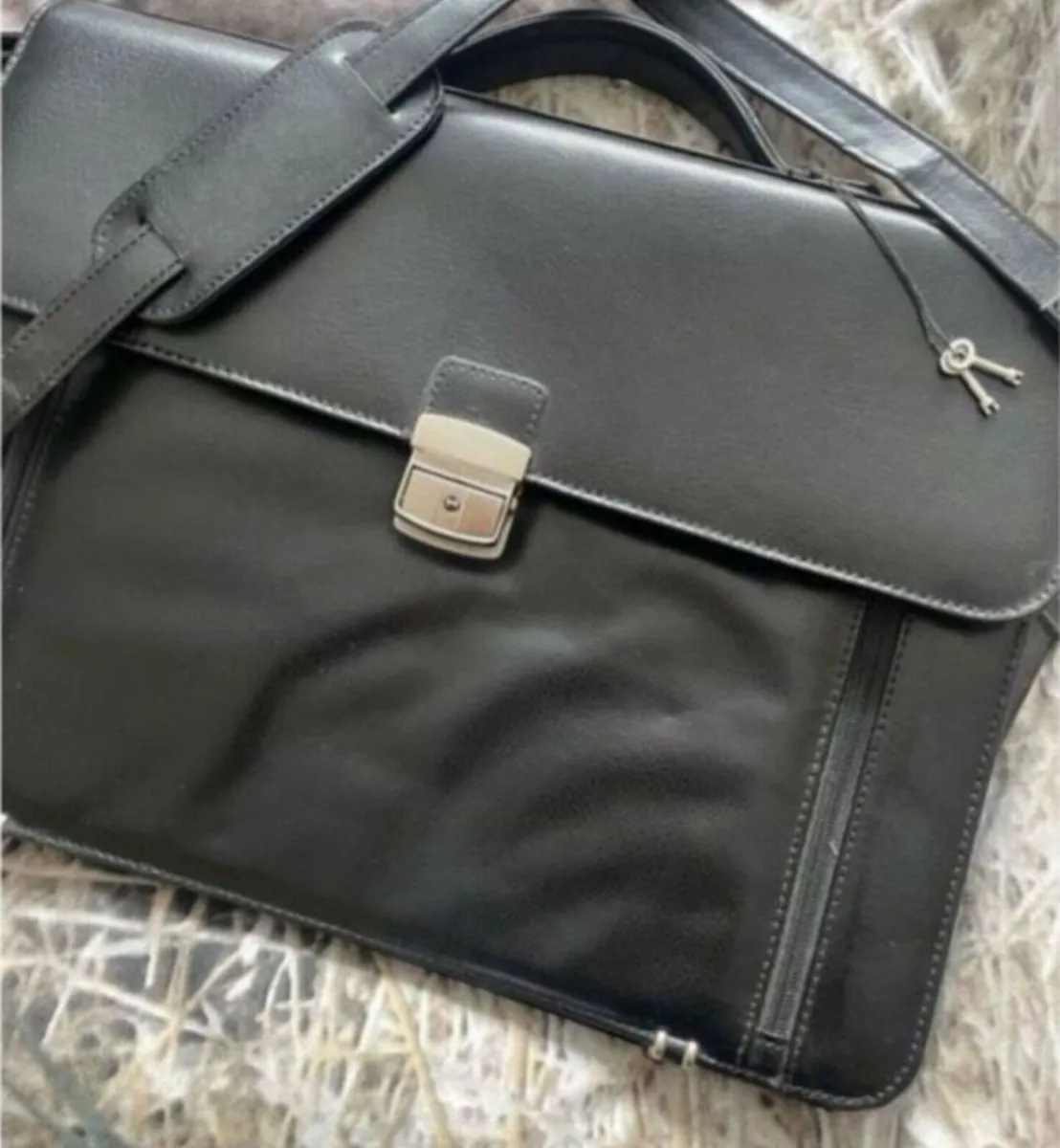Real leather briefcase - Image 1