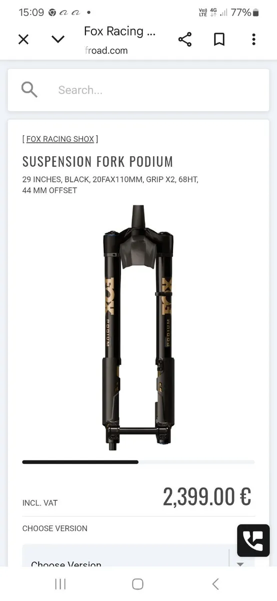 FOX podium factory fork - Image 2
