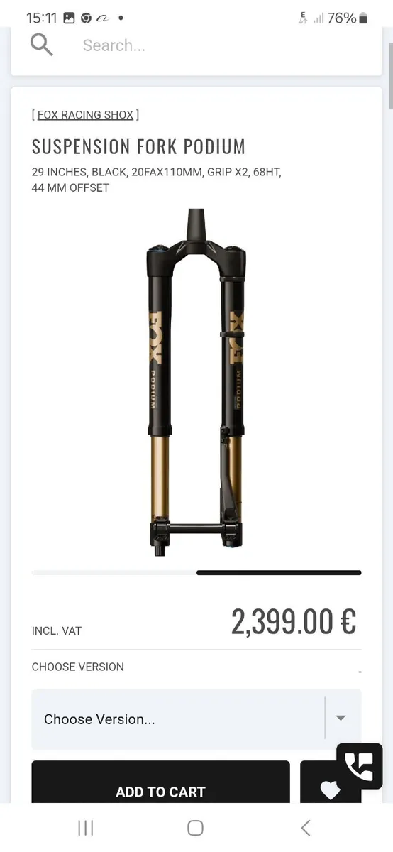 FOX podium factory fork - Image 1