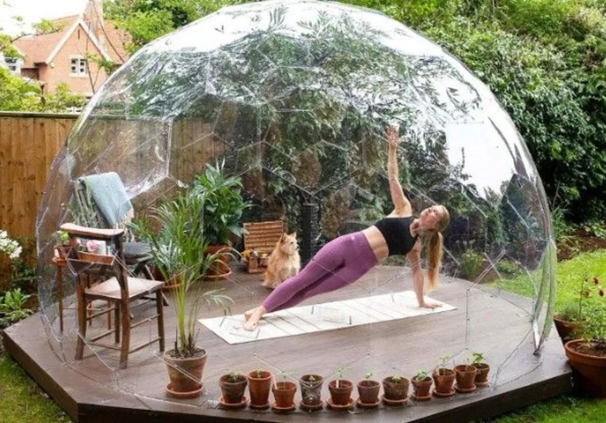 Luxury 3.5m(11.5ft) Clear Dome Igloo Glamping - Image 4