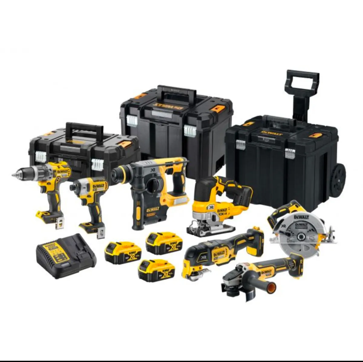 DeWalt Brushless 18v 7 Piece Kit - New