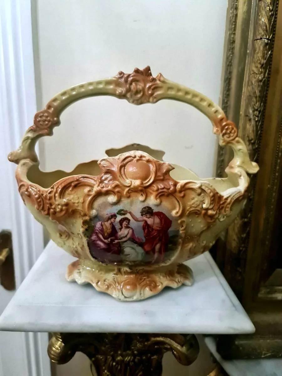 Pair of Antique Jardinieres POSTAGE AVAILABLE - Image 2