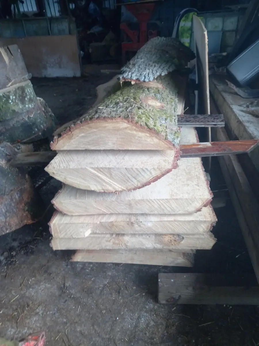 English oak slabs - Image 1