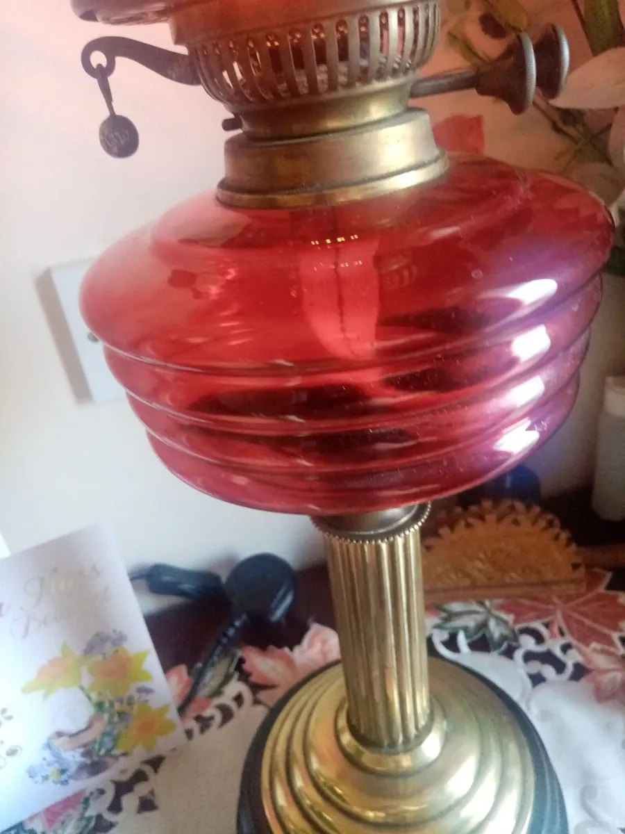 Victorian Oil Lamp - Image 2