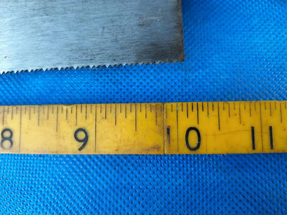 10" Brass Backed Tenon Saw by S&J - Image 4