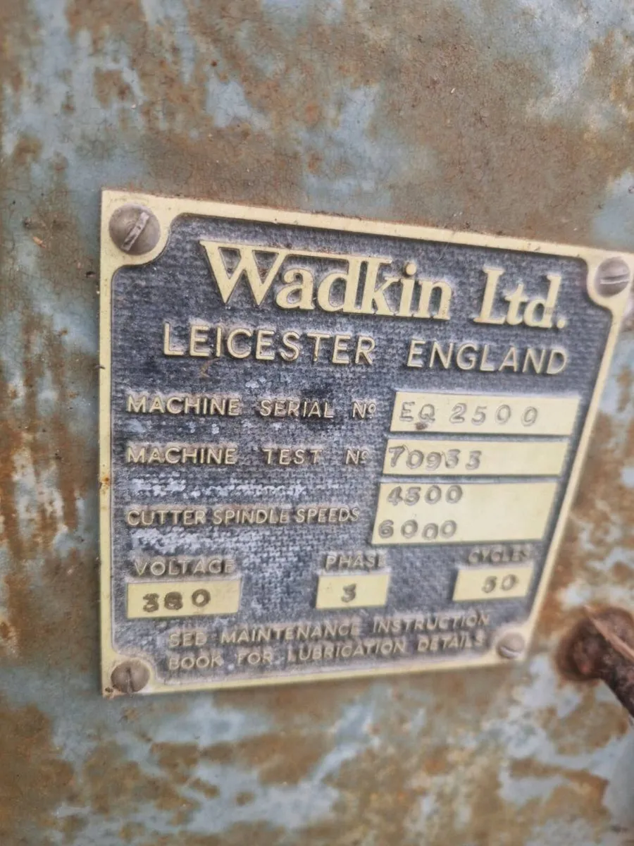 Watkins spindle moulders - Image 4