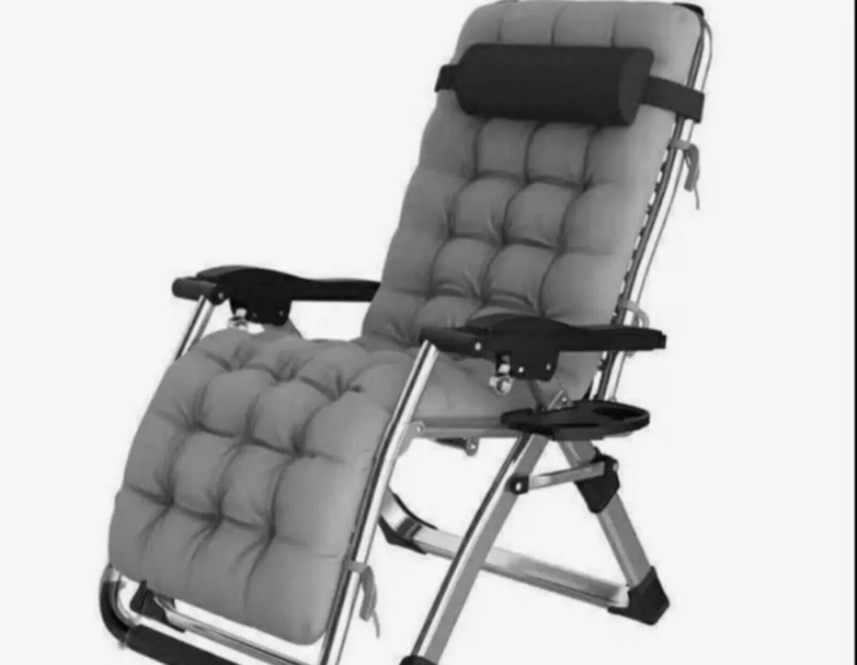 2 Garden beach camping terrace chairs - Image 1