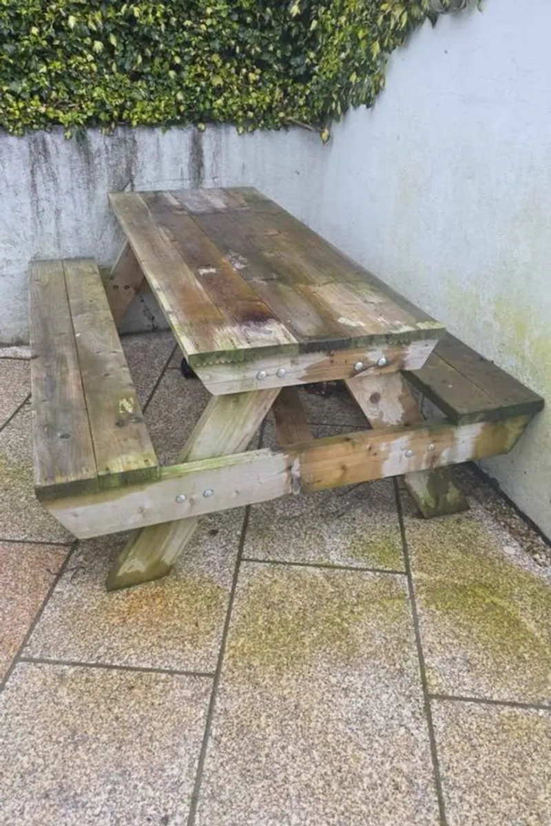 Garden Picnic Bench
