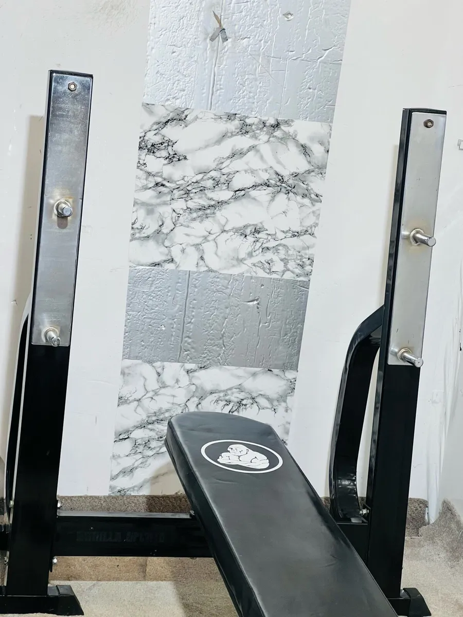 HAEVY DUTY WEIGHT BENCH OLYMPIC WEIGHTS BAR - Image 3