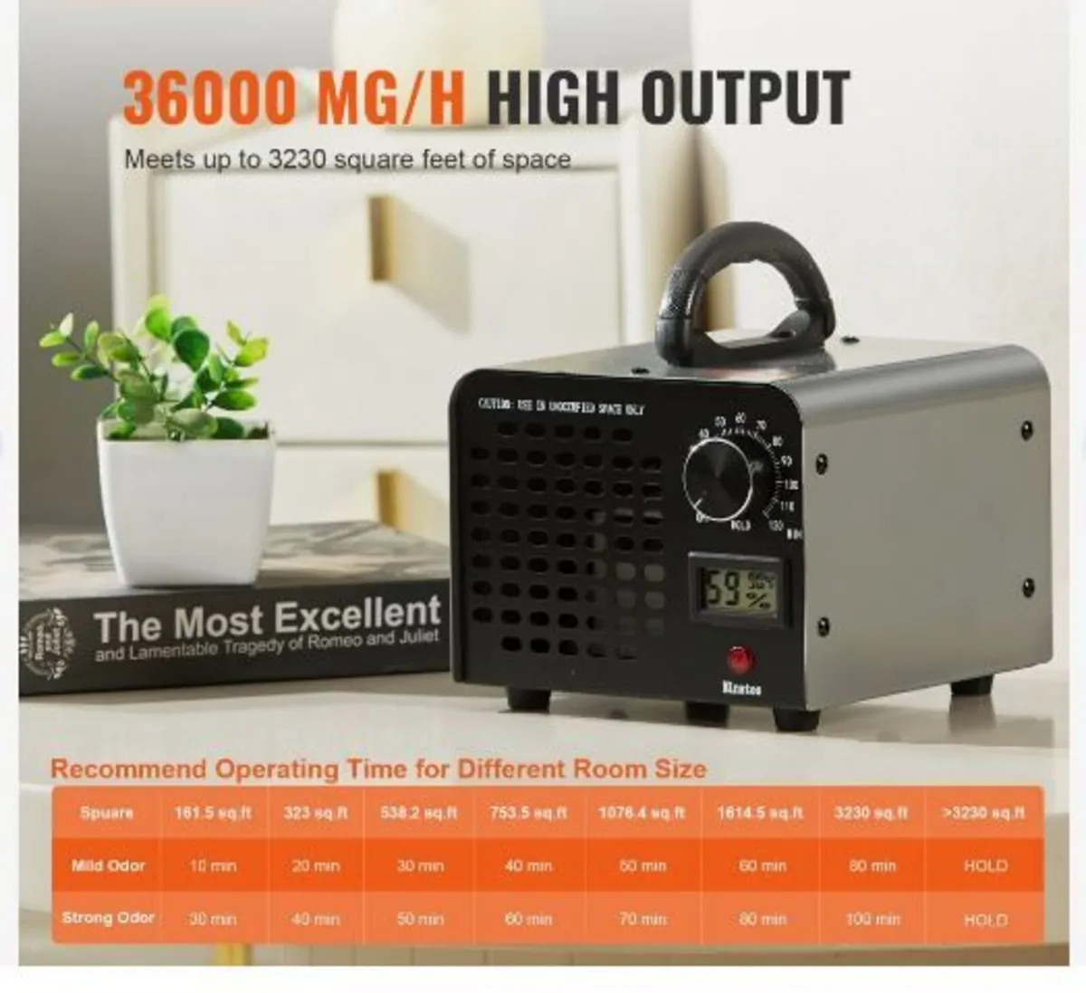 Ozone Generator 36000mg/h Ozone Machine - Image 1