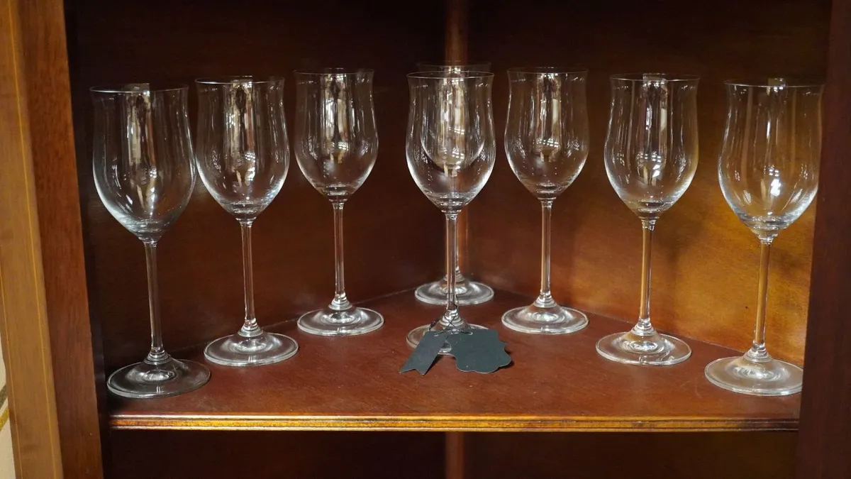 Marquis by Waterford Wine Glasses Set of 8_8.5in T - Image 1