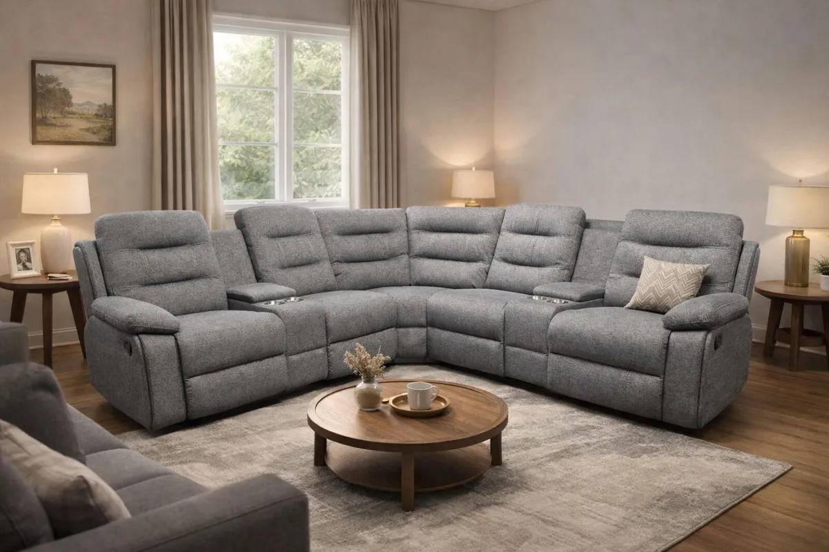 Brand New Grey Corner Sofa Only €995 - Image 2