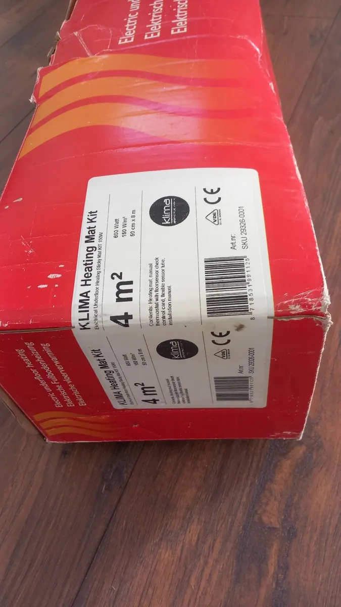 underfloor heating matt kit , 4sq metres - Image 2