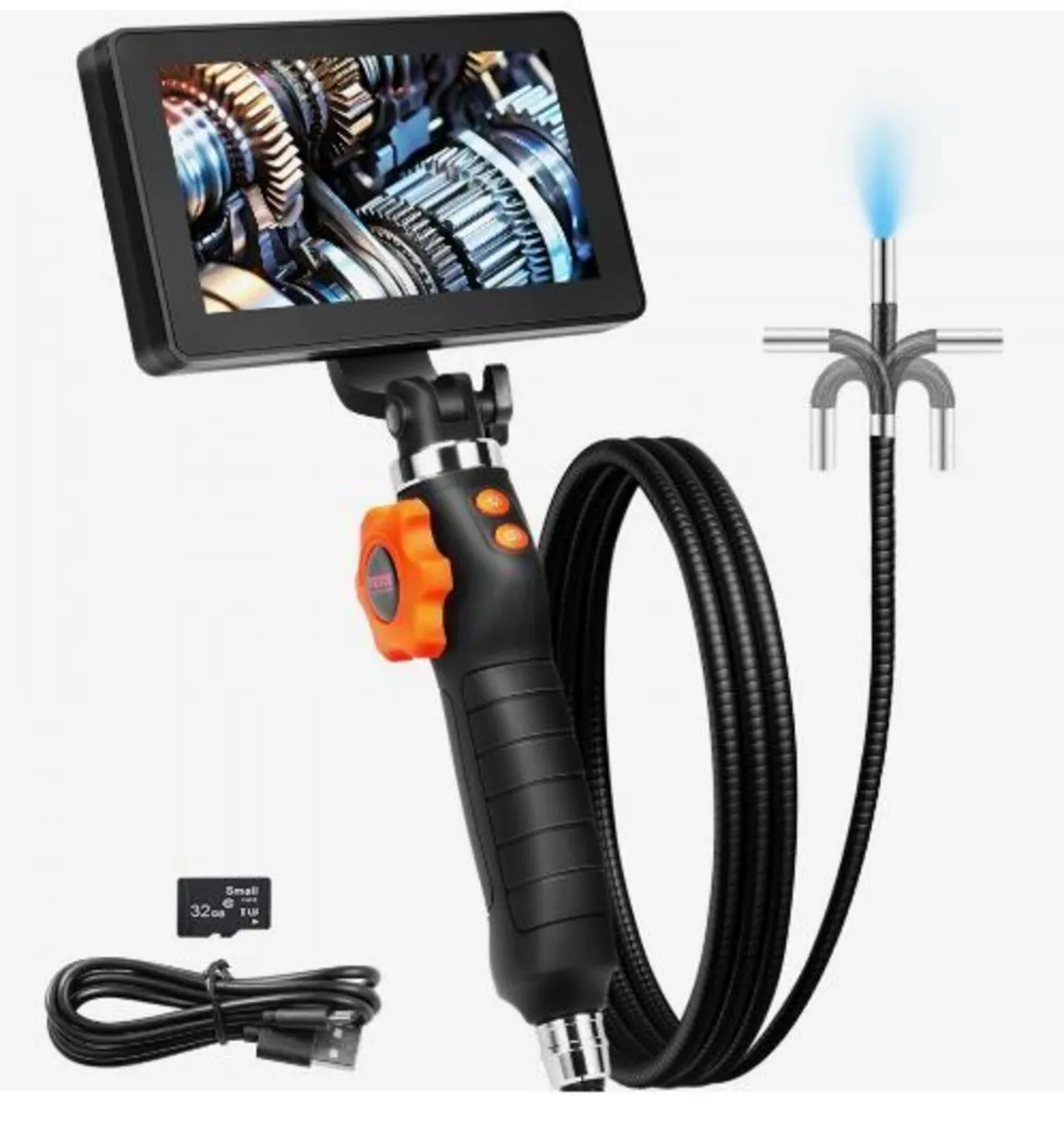Articulating Borescope Camera with Light - Image 1
