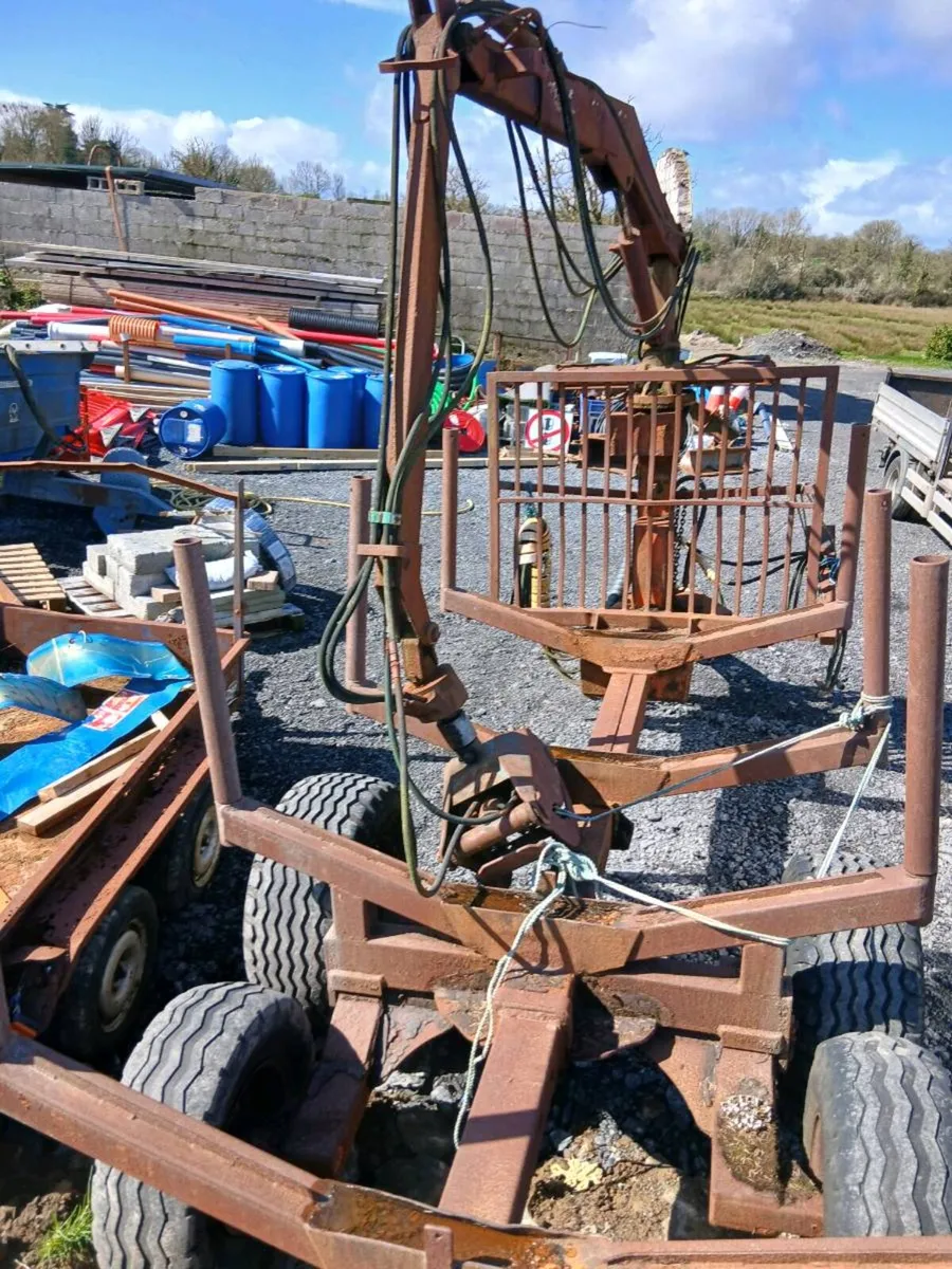 Timber log trailer - Image 1