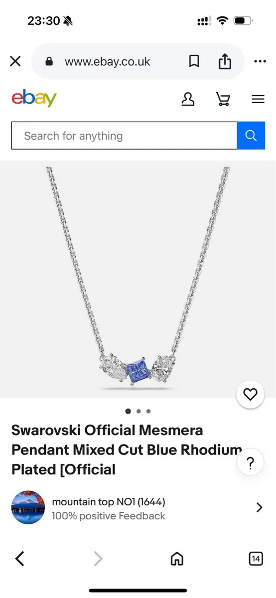 Swarovski necklace - Image 1
