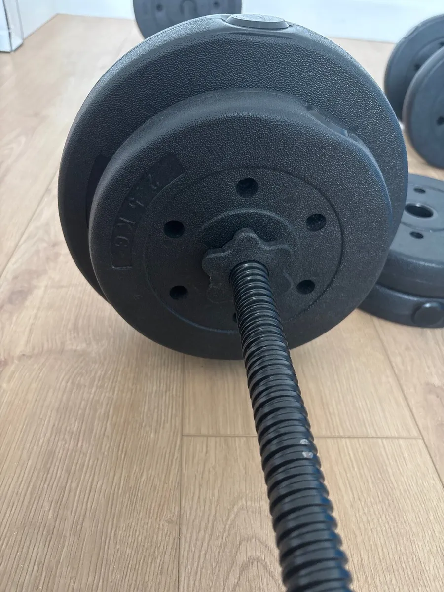 Barbell and dumbbell set - Image 2