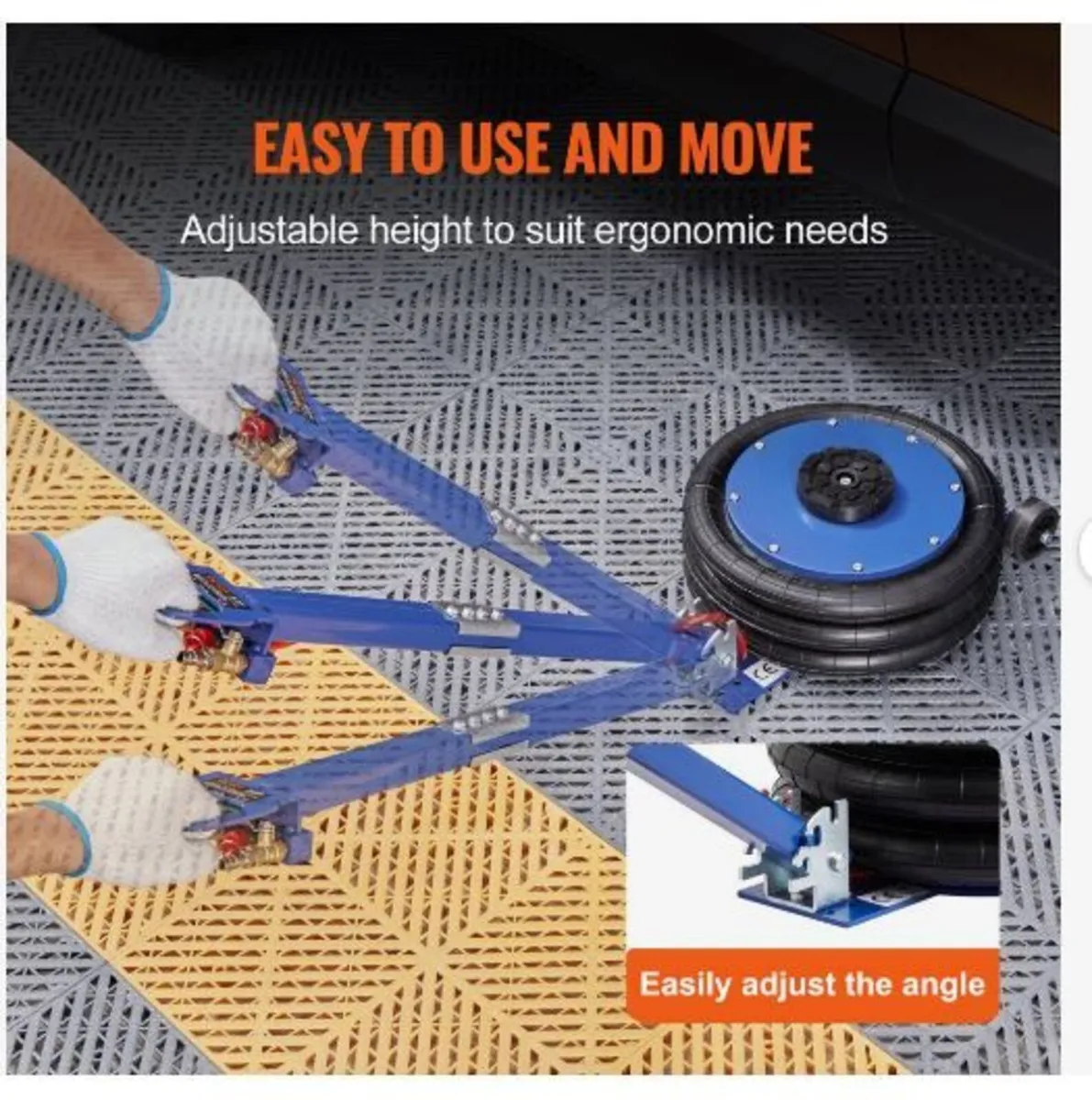 Air Jack, 5 Ton/11000 lbs Triple Bag Air Jack - Image 2