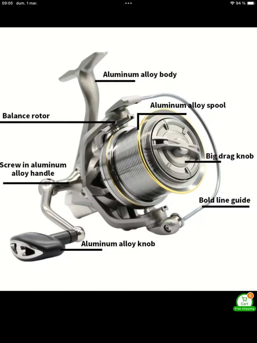 Fishing Reel, perfect for the sea - Image 1