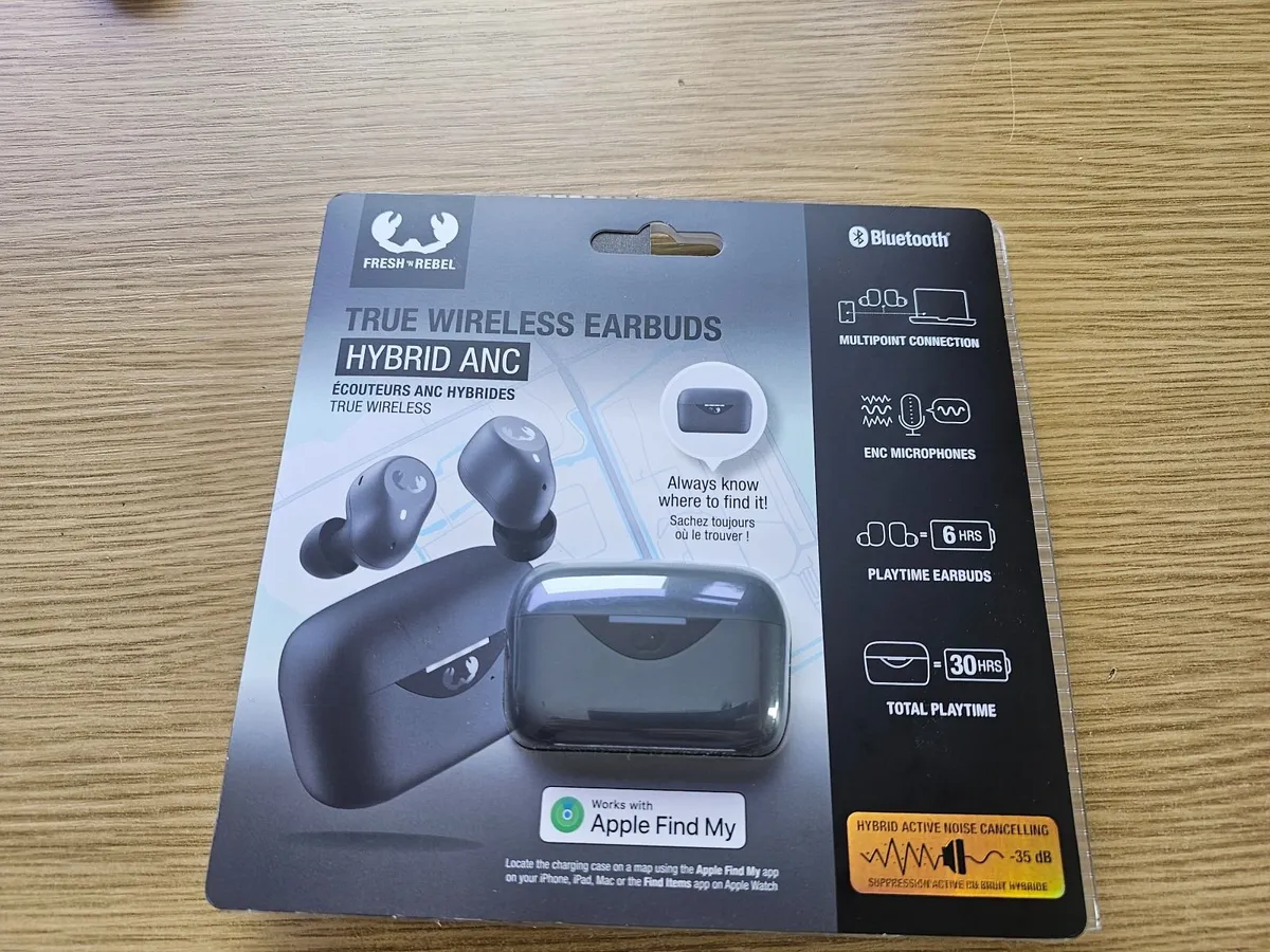 Earbuds with Hybrid ANC noise cancelling - Image 1