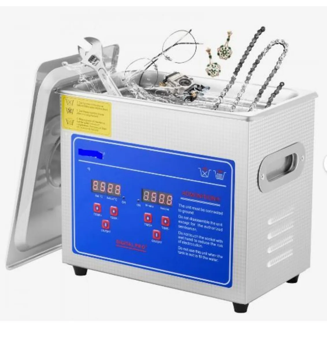 Professional Ultrasonic Cleaner, 2.85 L Ultrasonic - Image 1