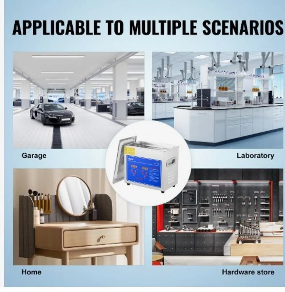 Professional Ultrasonic Cleaner, 2.85 L Ultrasonic - Image 3